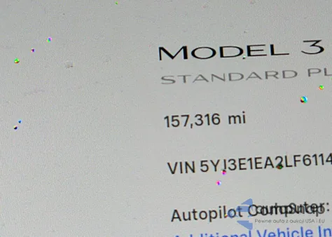 2020 Tesla Model 3 Standard Range Plus Rear-Wheel Drive/Standard Range Rear-Wheel Drive from USA, damaged, VIN 5YJ3E1EA2LF611448